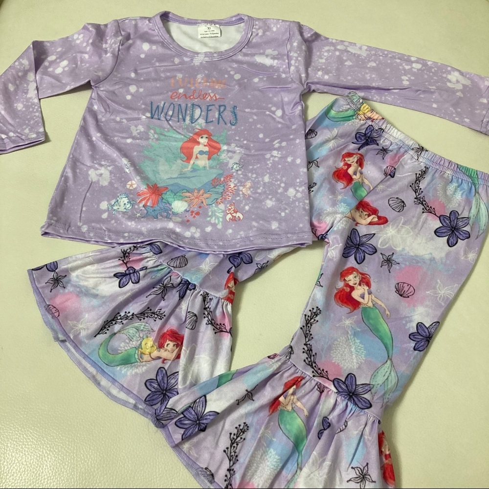 Boutique Ariel 🧜‍♀️ cute long sleeve pants set - Picture 3 of 6